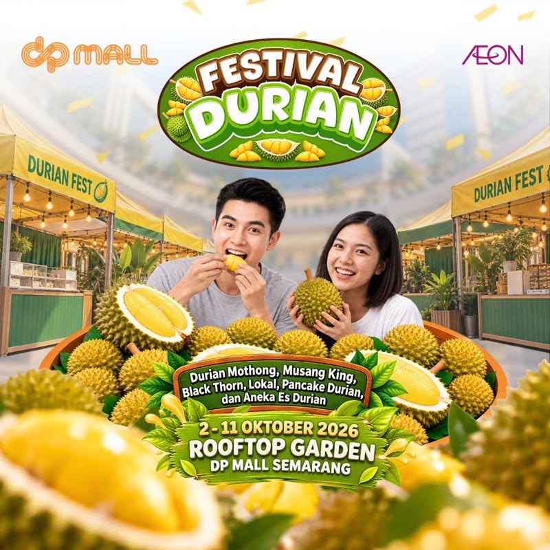 Festival Durian at DP Mall Semarang, 2–11 October 2026